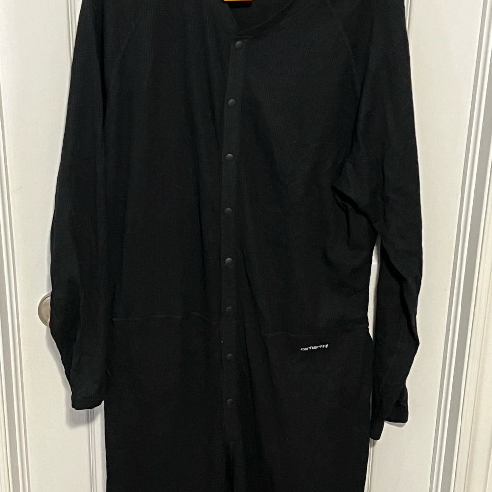 NWT Carhartt Men's Union Suit - 2XL Tall - Black - NEW